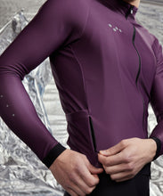 Load image into Gallery viewer, Elevate / Men&#39;s Elements Thermal LS Jersey - Aubergine
